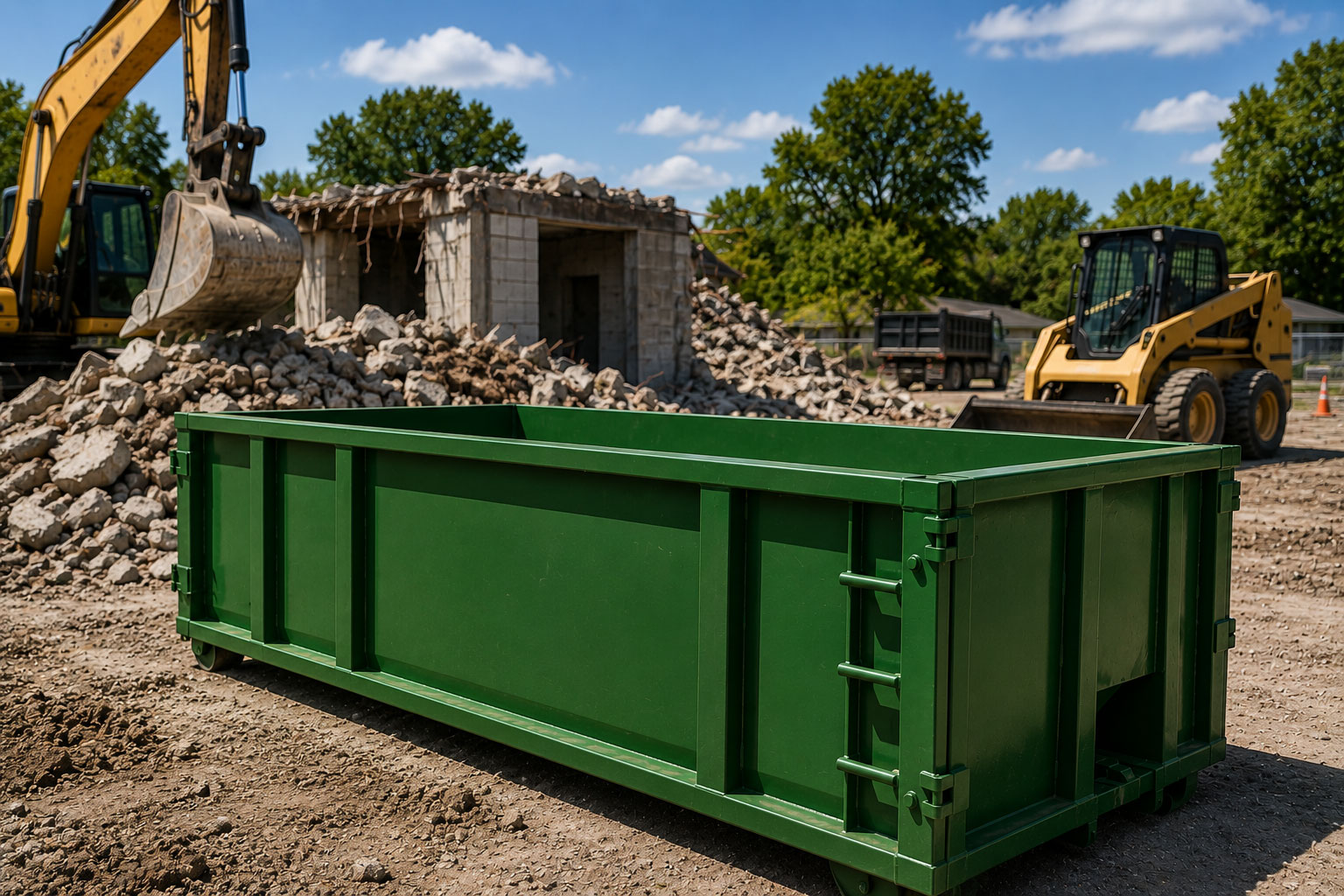 Concrete Dumpster Rental