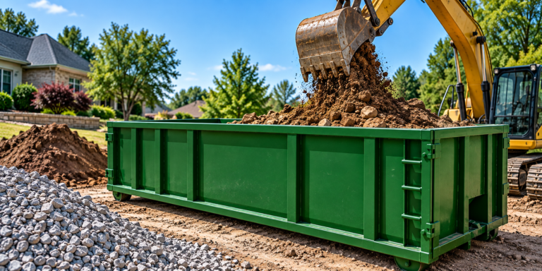 Landscaping Excavation: When a Roll-Off Dumpster Makes the Job Easier